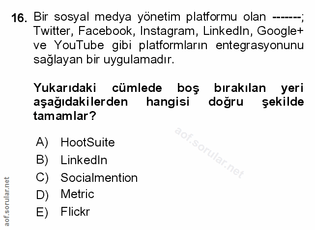 Soru 16