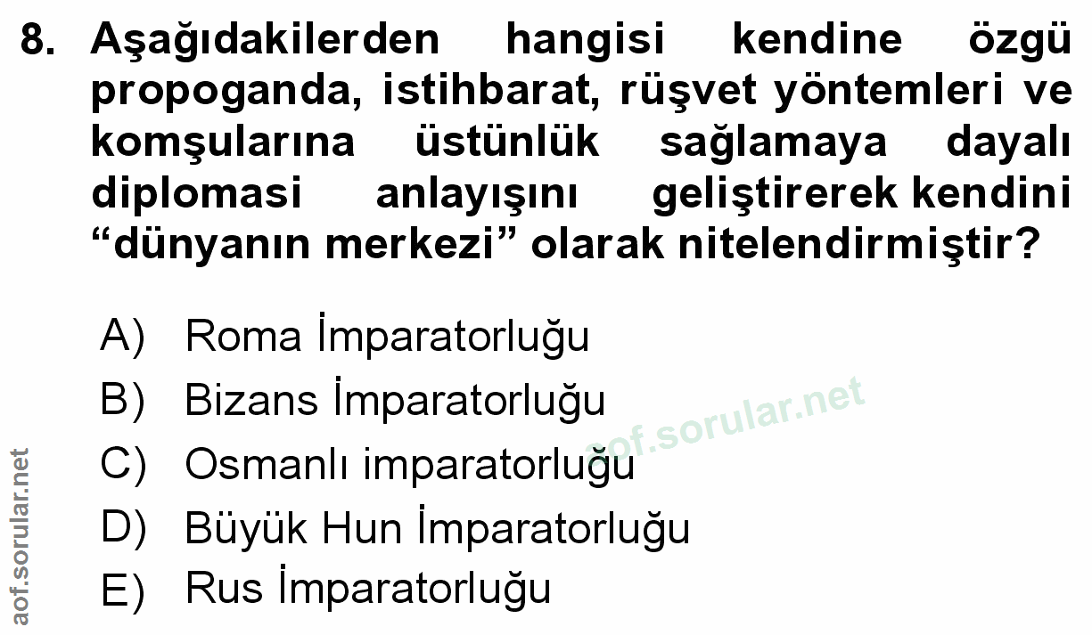 Soru 8