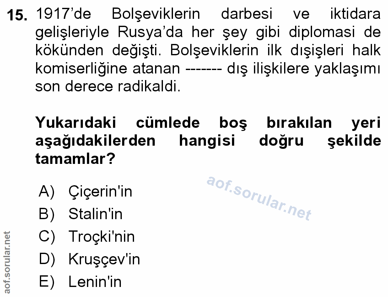 Soru 15