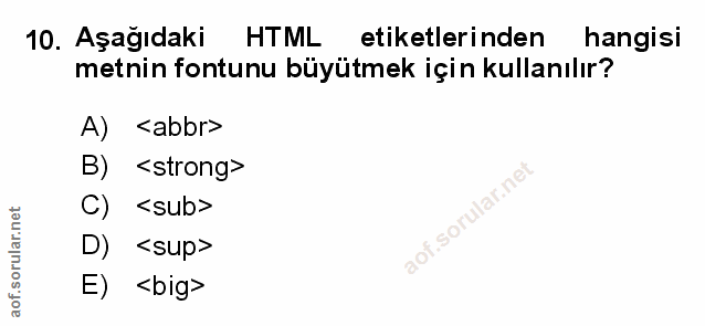 Soru 10