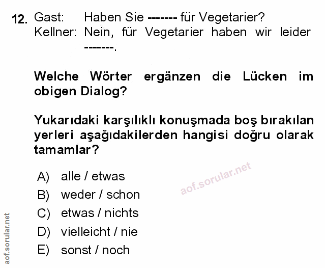 Soru 12