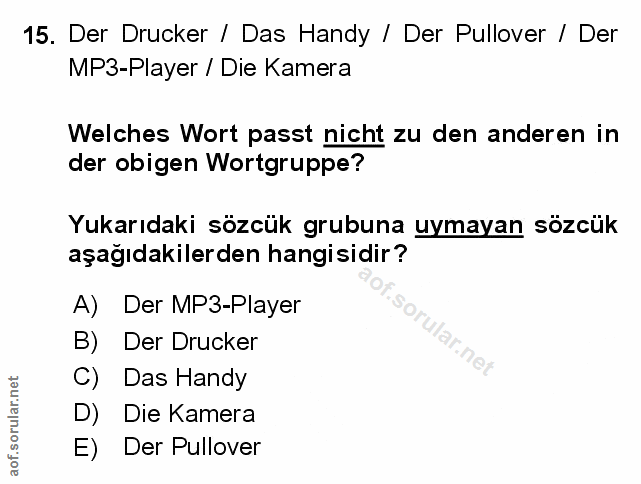 Soru 15