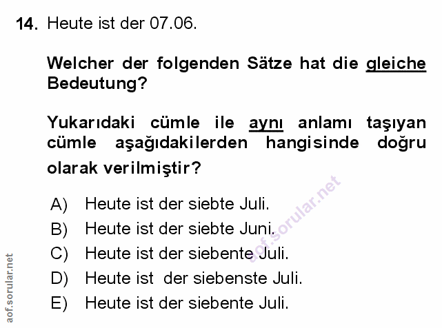 Soru 14