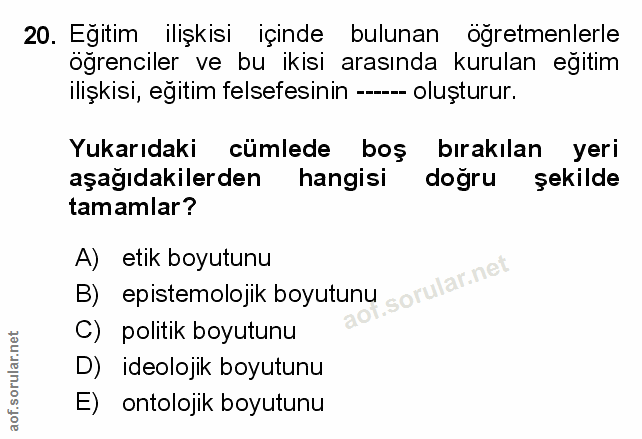 Soru 20