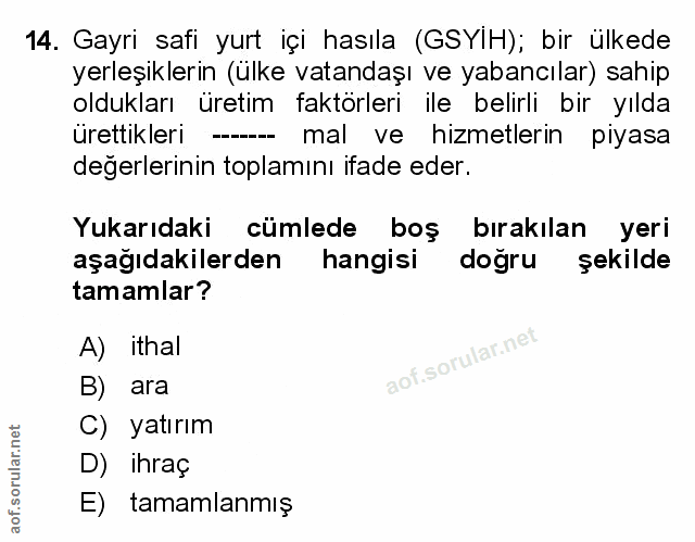 Soru 14