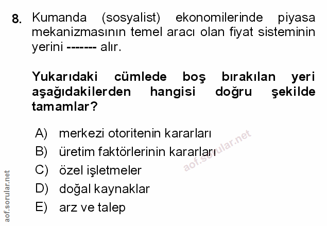 Soru 8