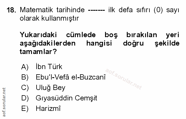 Soru 18