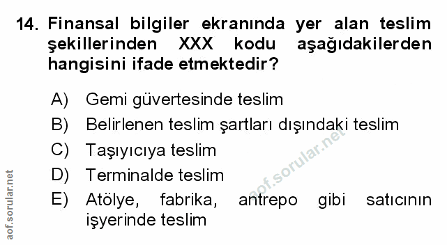 Soru 14
