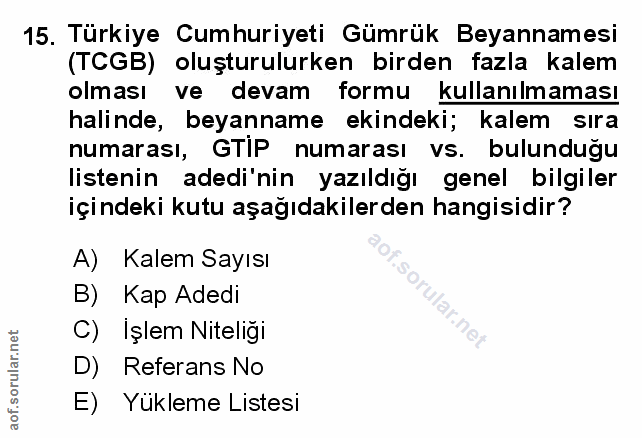 Soru 15
