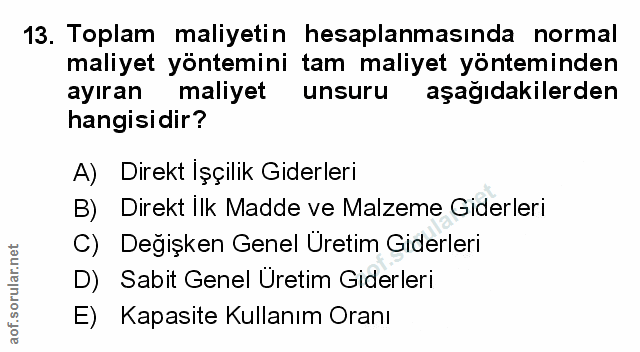 Soru 13