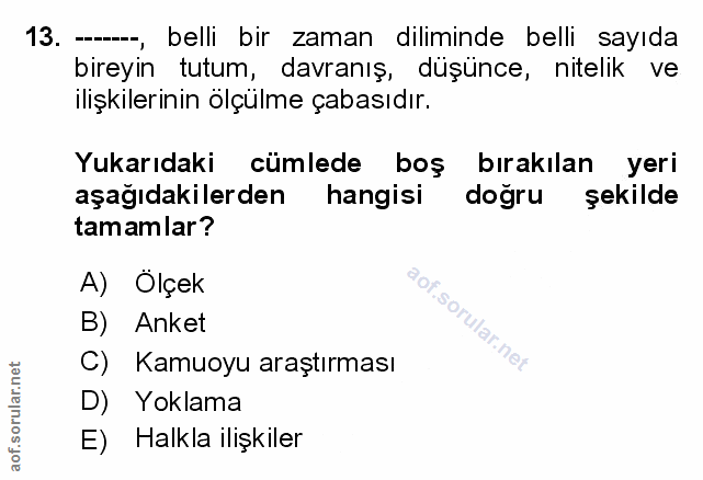 Soru 13