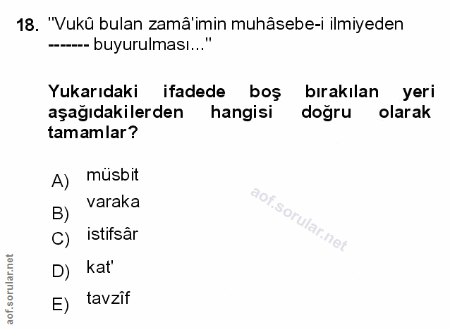 Soru 18