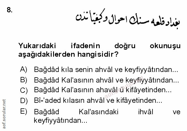 Soru 8