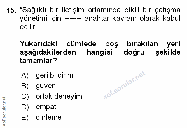 Soru 15