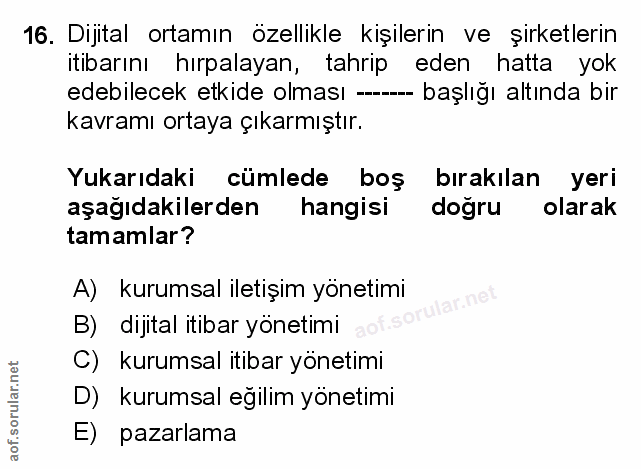 Soru 16