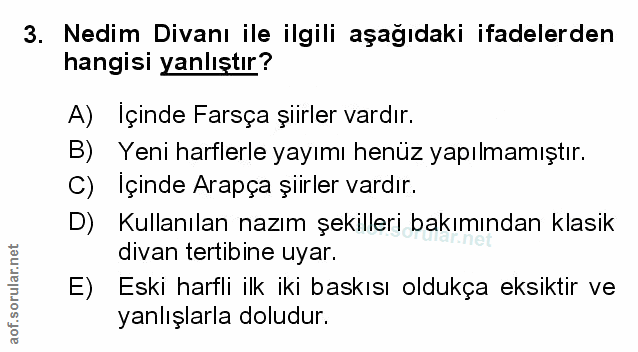 Soru 3