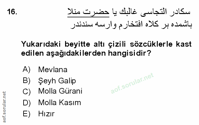Soru 16