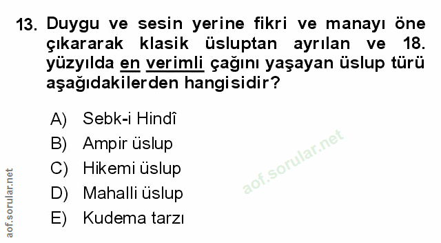 Soru 13