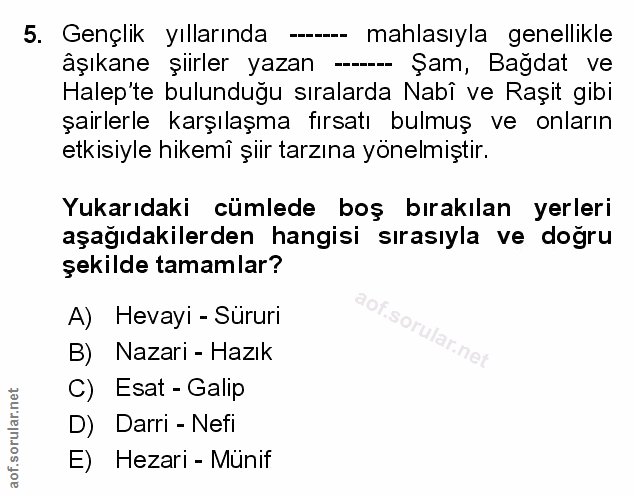 Soru 5