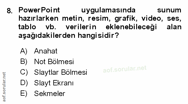 Soru 8
