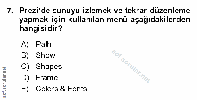 Soru 7