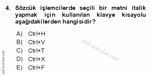 Soru 4