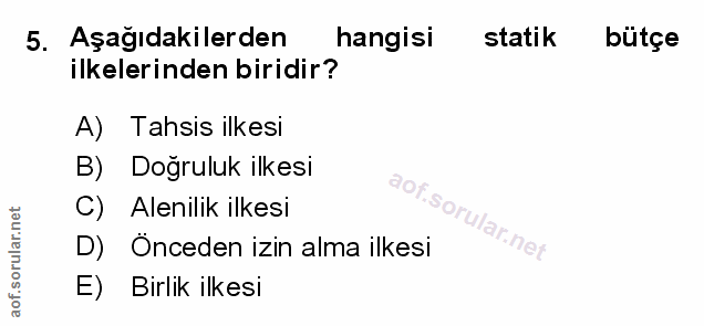 Soru 5