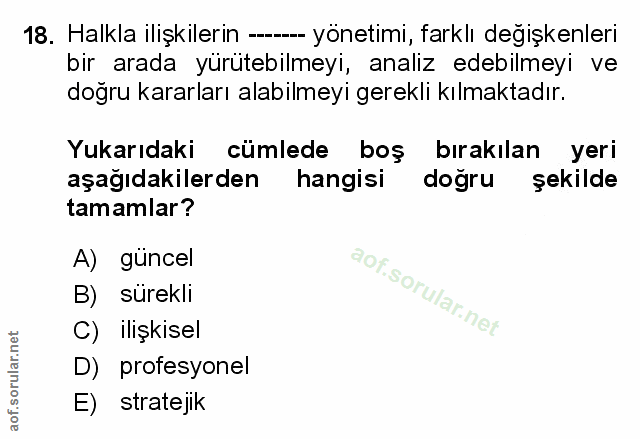 Soru 18