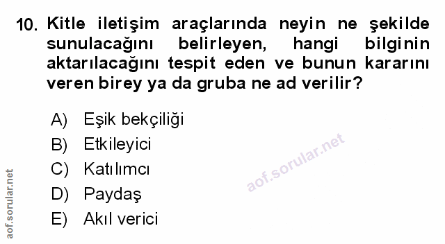 Soru 10