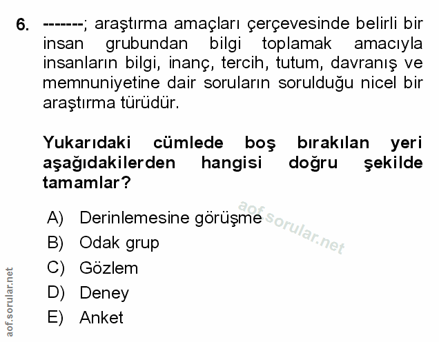 Soru 6