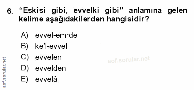 Soru 6