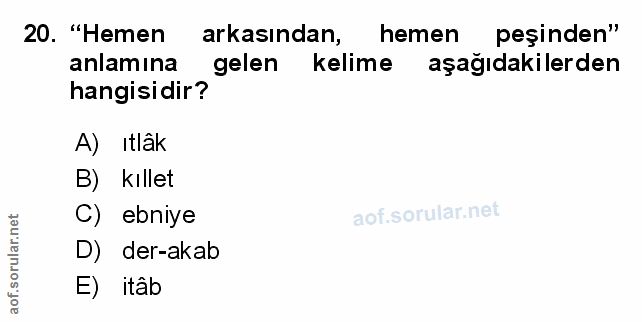 Soru 20