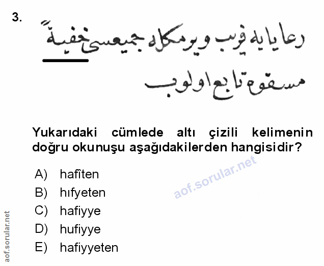 Soru 3