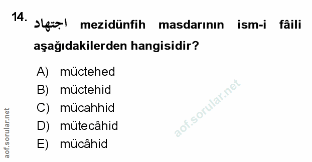 Soru 14