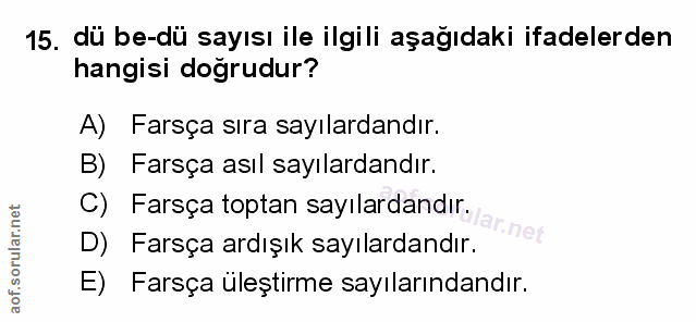 Soru 15