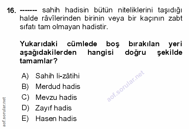Soru 16