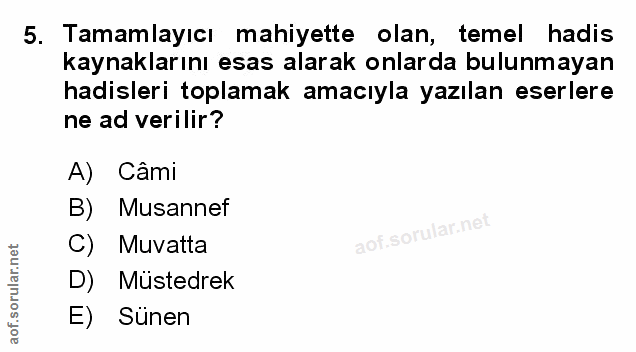 Soru 5