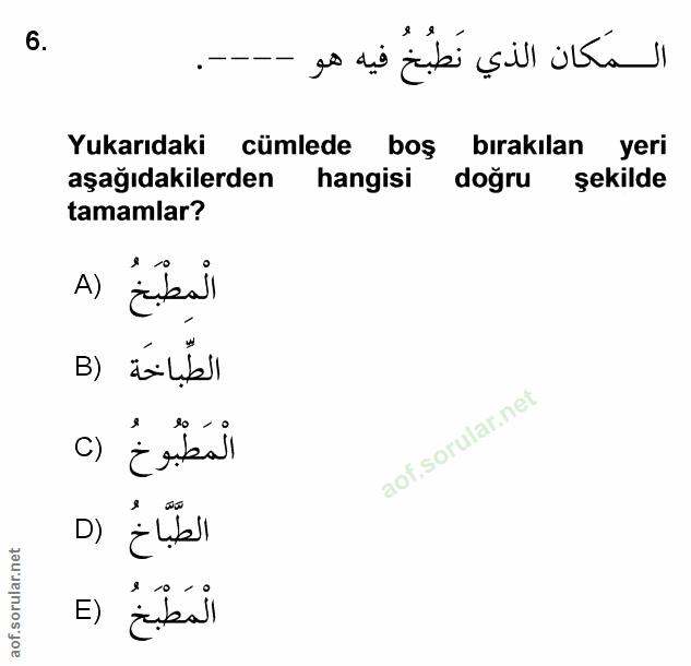 Soru 6