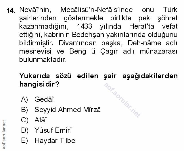 Soru 14
