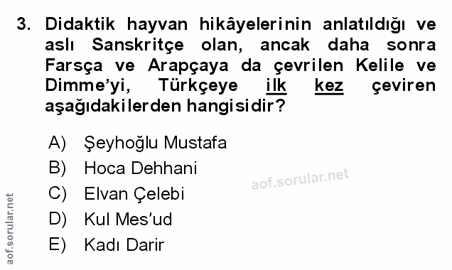 Soru 3
