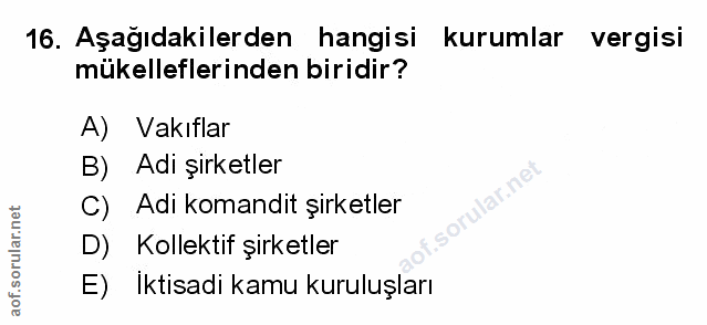 Soru 16
