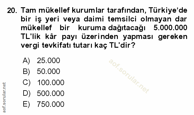 Soru 20