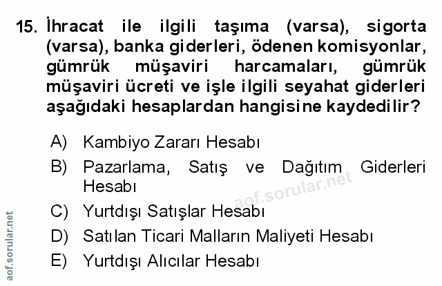 Soru 15