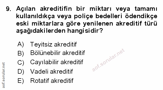 Soru 9