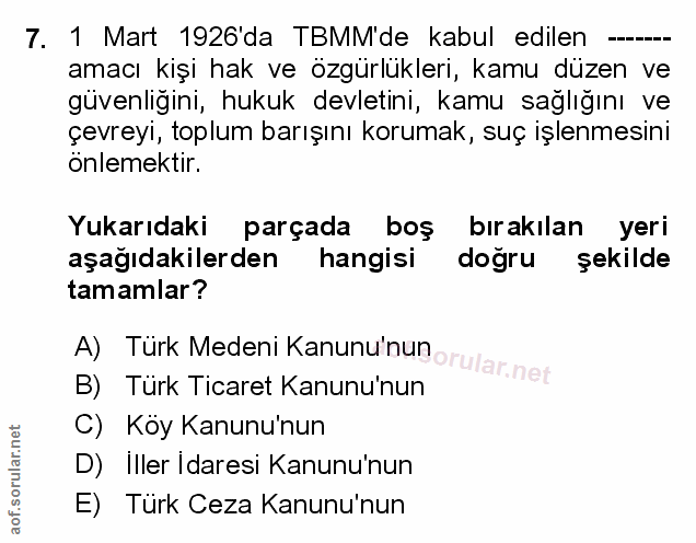Soru 7