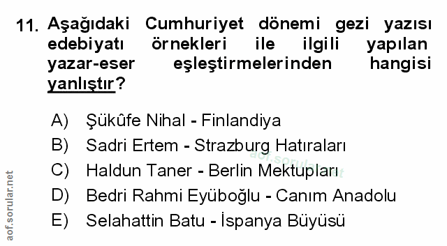 Soru 11