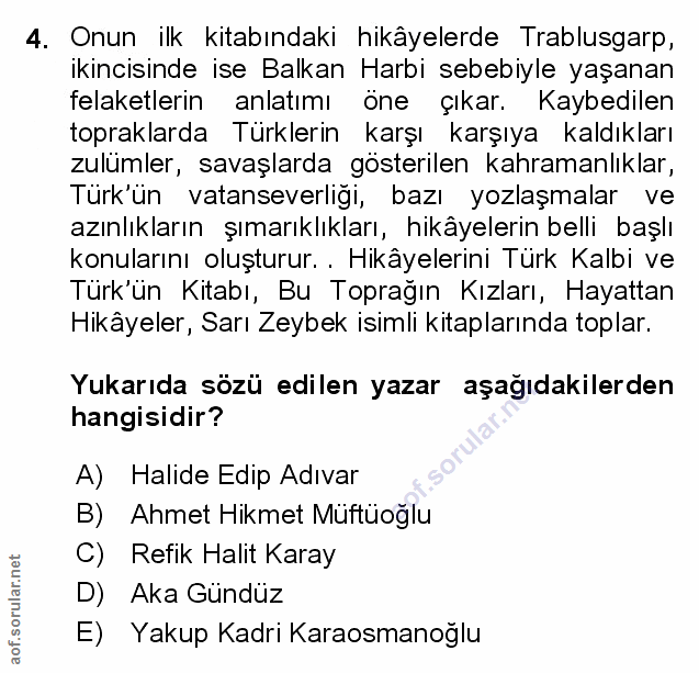 Soru 4
