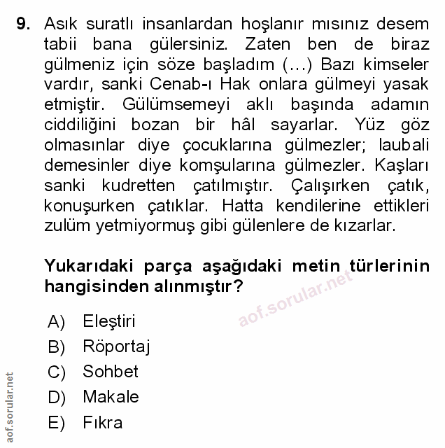 Soru 9
