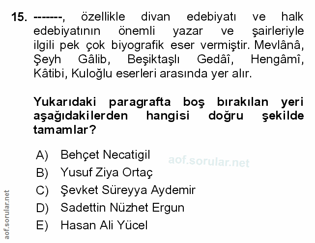 Soru 15