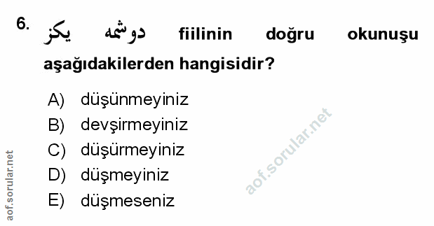 Soru 6